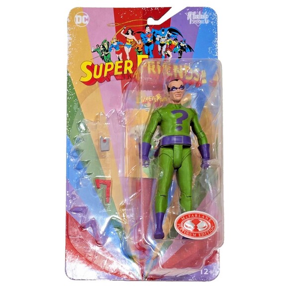 McFarlane DC Super Friends Riddler 6" Red Platinum Chase Retro Action Figure NIP - Picture 6 of 6
